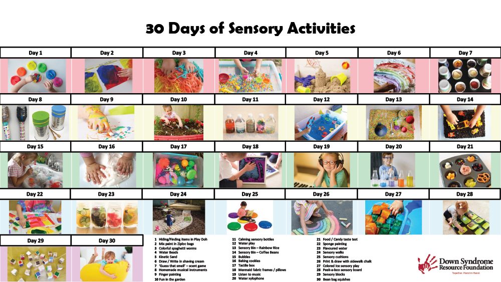 30 Days of Sensory Activities