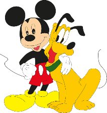 Mickey  has  a  big  dog.