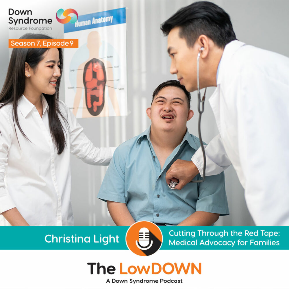 asian man with Down syndrome being examined by asian male doctor with stethescope as asian female doctor looks on
